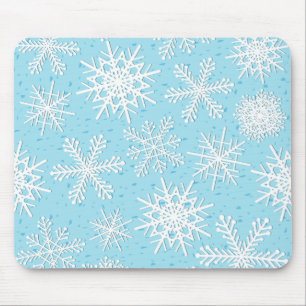 Snowflake mönster musmatta