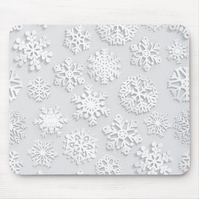Snowflake mönster musmatta (Framsidan)