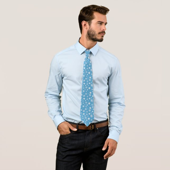 Snowflake Mönster Neck Tie Slips (In Situ)