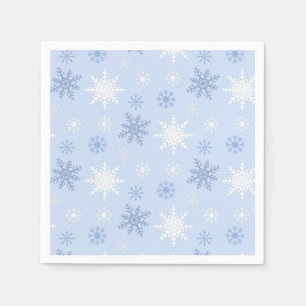 Snowflake mönster pappersservett