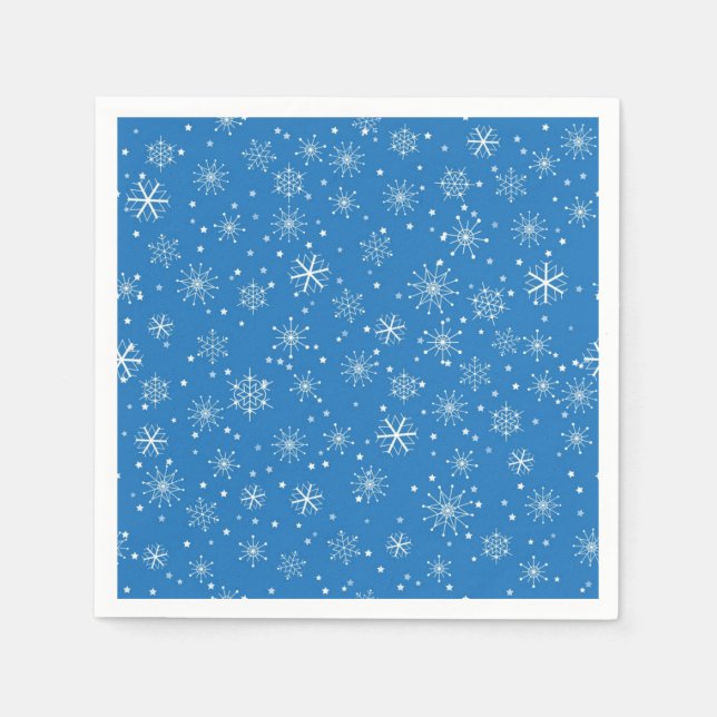 Snowflake mönster pappersservett (Framsidan)