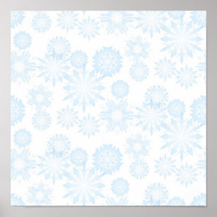 Snowflake mönster poster