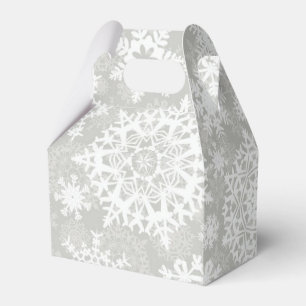 Snowflake mönster presentaskar