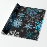 Snowflake mönster presentpapper<br><div class="desc">För älskare i snöflingor</div>