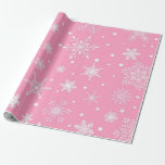Snowflake mönster presentpapper<br><div class="desc">För älskare i snöflingor</div>