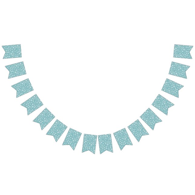 Snowflake mönster vimplar (Alla)