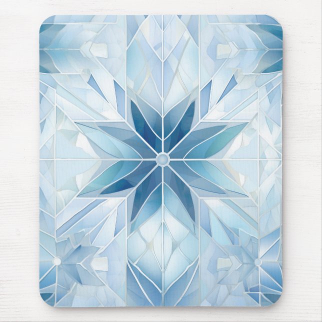 Snowflake Mousepad Musmatta (Framsidan)