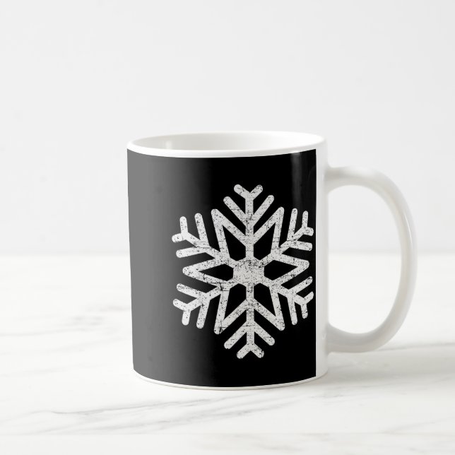 Snowflake New Awesome Cool Humor And Sarcastic Fun Kaffemugg (Höger)