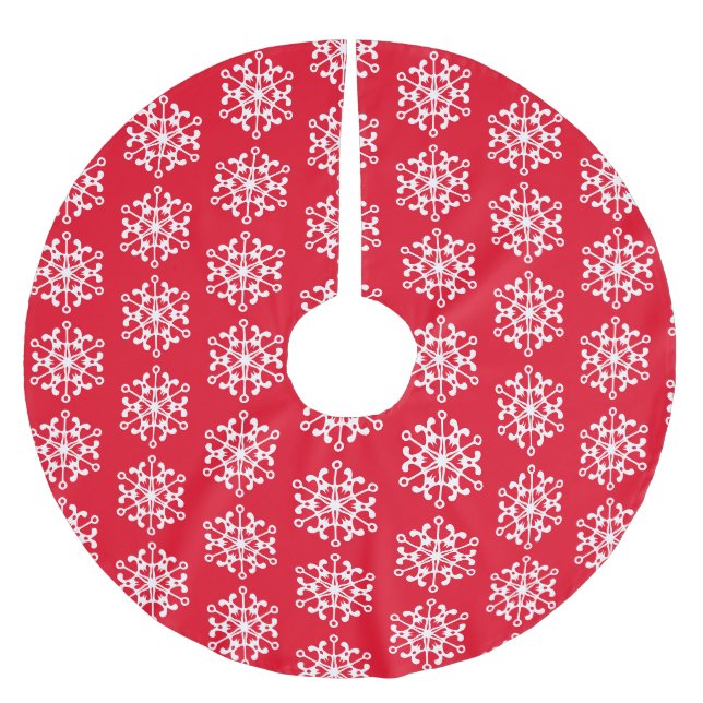 Snowflake No. 2-Tilt Julgransmatta Borstad Polyester (Framsidan)