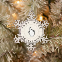Snowflake Ornament - Anpassningsbar (lägg till bil
