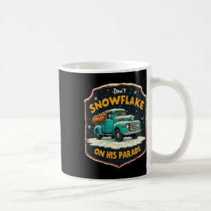 Snowflake på hans Parad Pro Trump Snö remova Kaffemugg