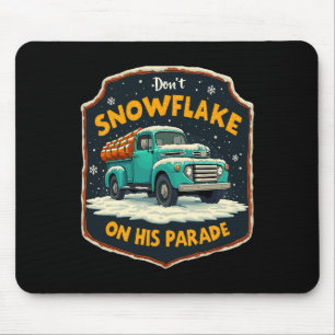 Snowflake på hans Parad Pro Trump Snö remova Musmatta
