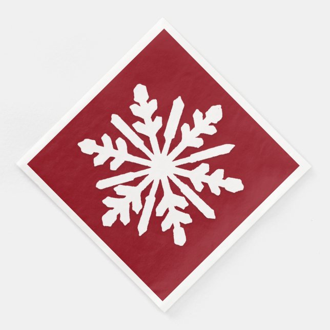 Snowflake Pappersservett (Hörn)