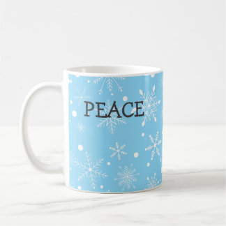 Snowflake Peace Mug Kaffemugg