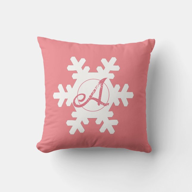snowflake-Personlig Kudde (Framsida)