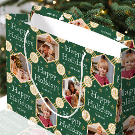 Snowflake Photo Classic-Grönt för julafton