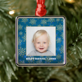 Snowflake Photo Julgransprydnad Metall