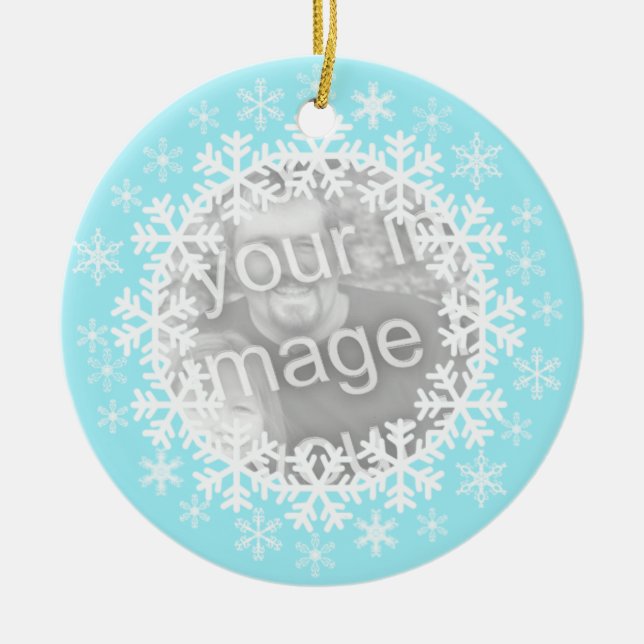 Snowflake Photo Ornament (Framsidan)