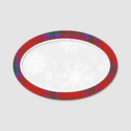 Snowflake Play Namnbricka