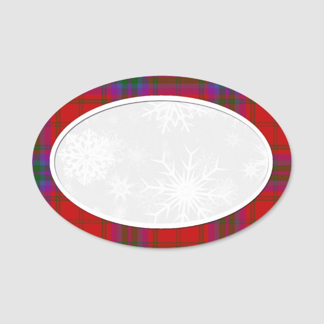 Snowflake Play Namnbricka (Framsida)