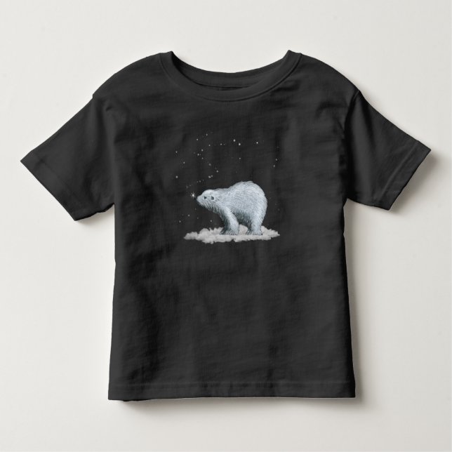 Snowflake Polar Bear Shirt T Shirt (Framsida)