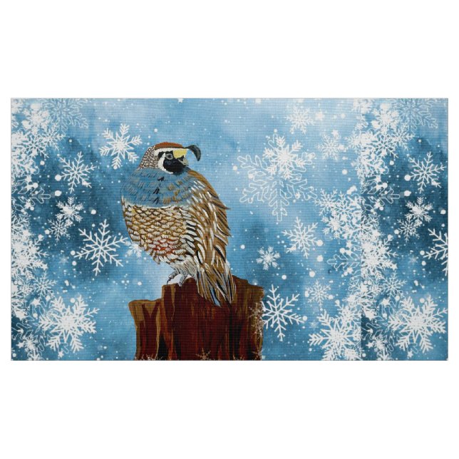 Snowflake Quail Tyg (Fat Quarter)