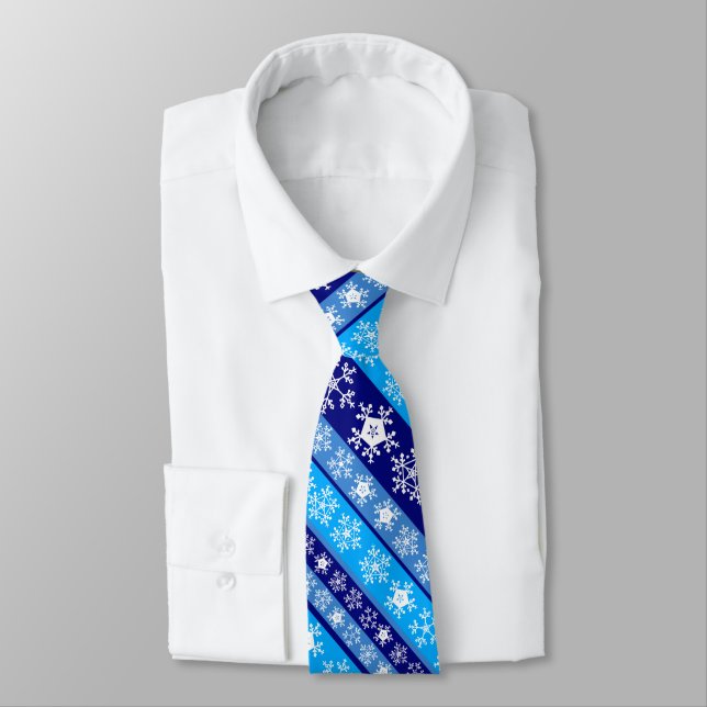 Snowflake Rand Blue Slips (Bunden)