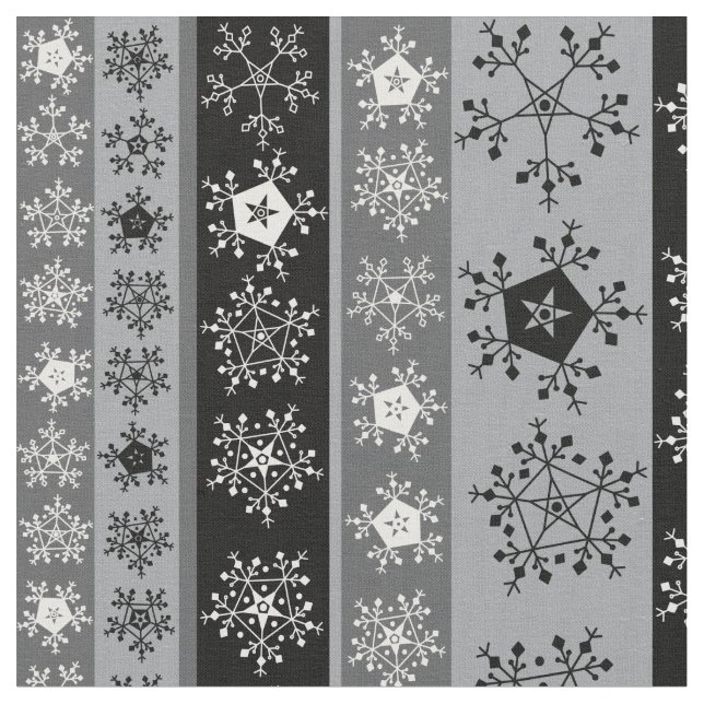 Snowflake Rand Tyg (Närbild)
