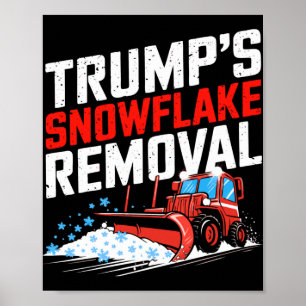Snowflake Removal Fold Konservativ Statem Poster