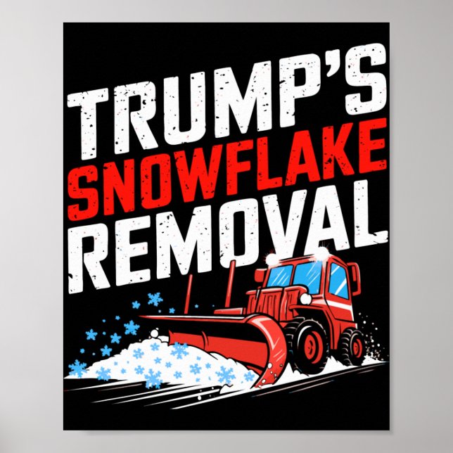 Snowflake Removal Fold Konservativ Statem Poster (Framsidan)