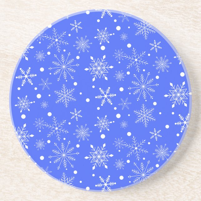 Snowflake Sandstone Coaster Underlägg (Framsidan)