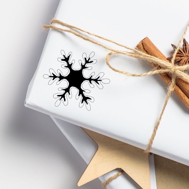 Snowflake Snö jul Helgdag Stämpel (Skapare uppladdad)