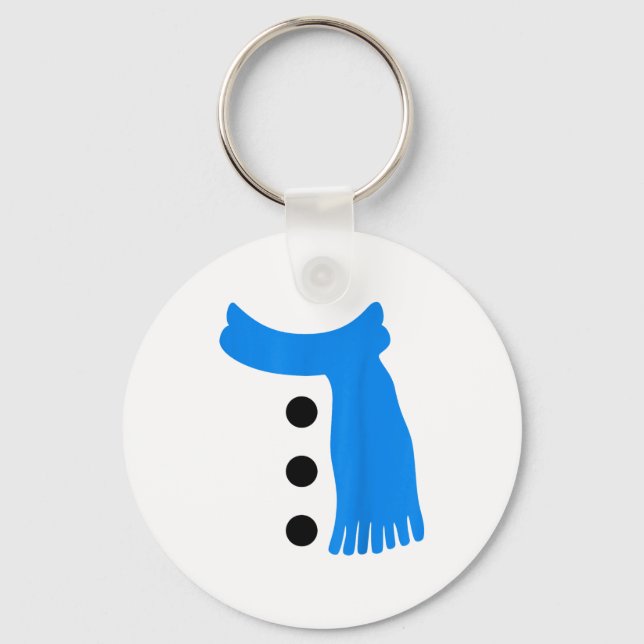 Snowflake Snowman Costumes Christmas Family Matchi Nyckelring (Framsida)