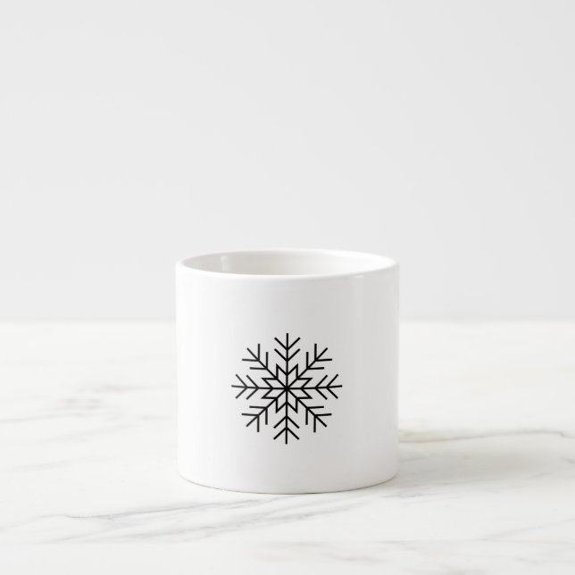 Snowflake Specialty Mugg Espressomugg (Framsidan)