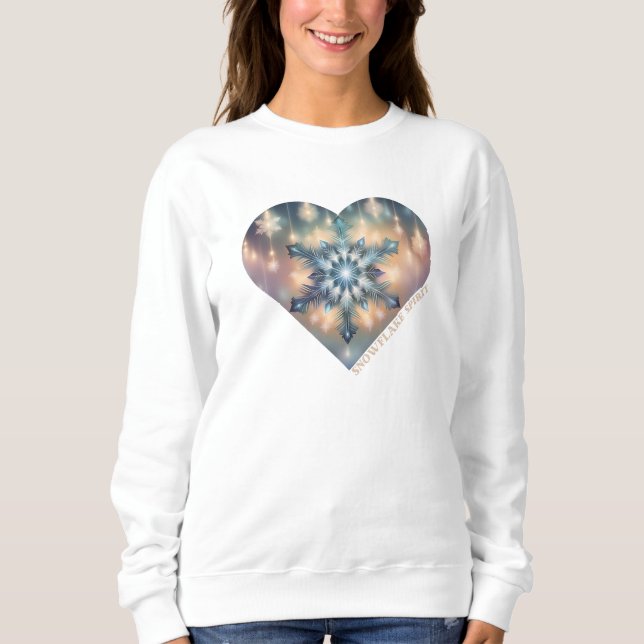 Snowflake Spirit T Shirt (Framsida)