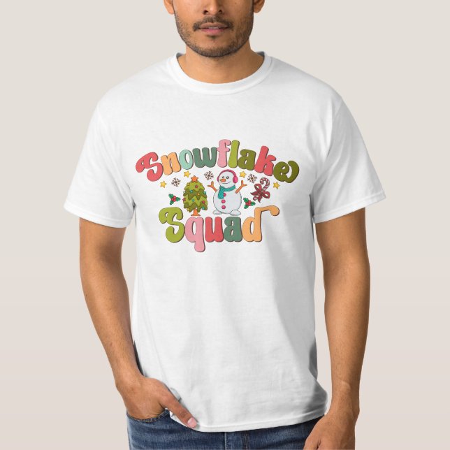 Snowflake Squad T Shirt (Framsida)