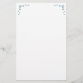 Snowflake Stationery Brevpapper