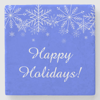 Snowflake Stone Coaster Stenunderlägg