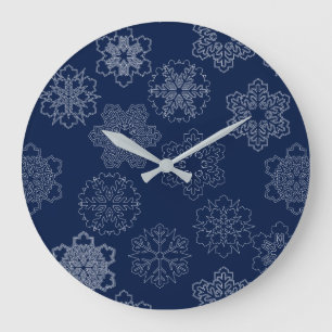 Snowflake Stor Klocka