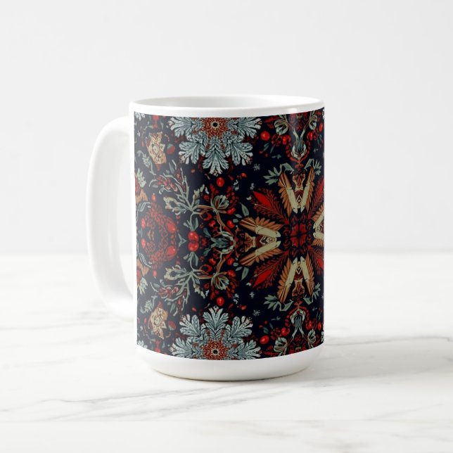 Snowflake Symphony på jul Kaffemugg (Framsida vänster)