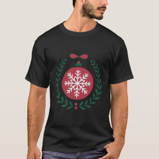 Snowflake T-Shirt Design for Winter Älskare