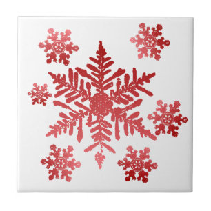 Snowflake Tile Trivet Kakelplatta