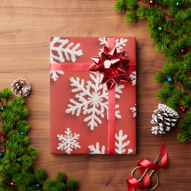 Snowflake Treasure Presentpapper (Julgåva)