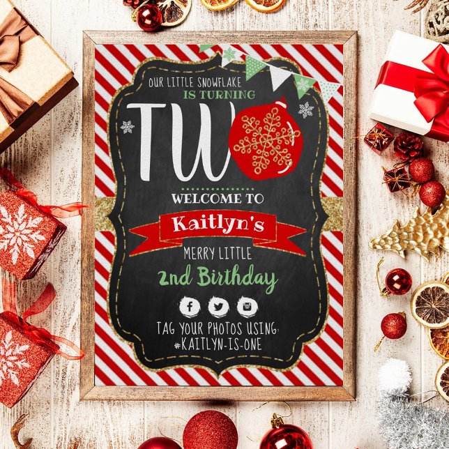 Snowflake Turning 2! Jul 2:a födelsedag Poster (Skapare uppladdad)