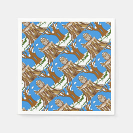 Snowflake Uggla Pappersservett