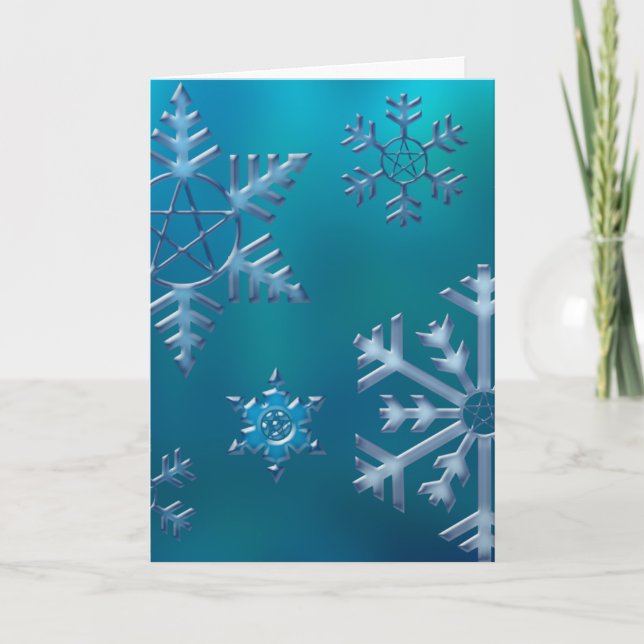 Snowflake V Helgkort (Framsida)