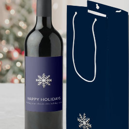 Snowflake Vin Gift Bag