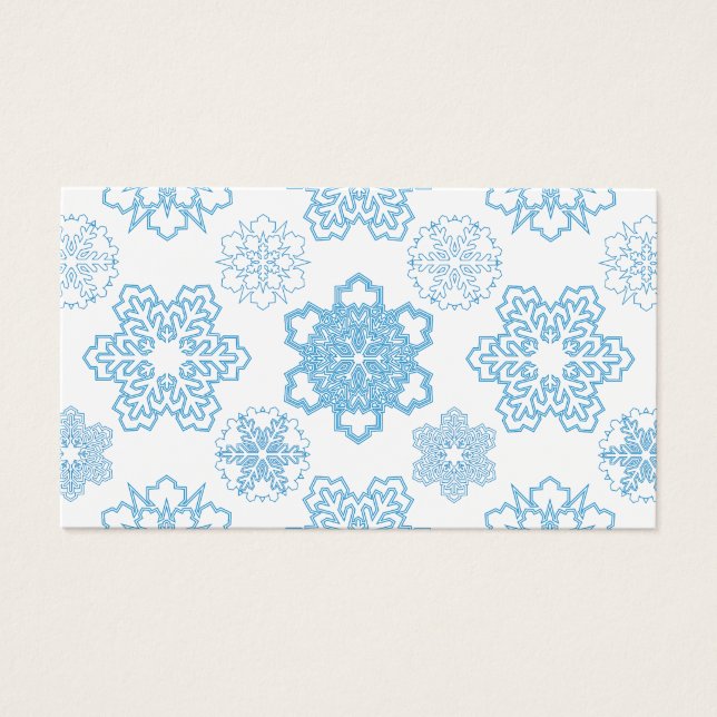 Snowflake Visitkort (Framsidan)