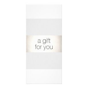 Snowflake White Silver Salon Spa Gift-certifikat Reklamkort