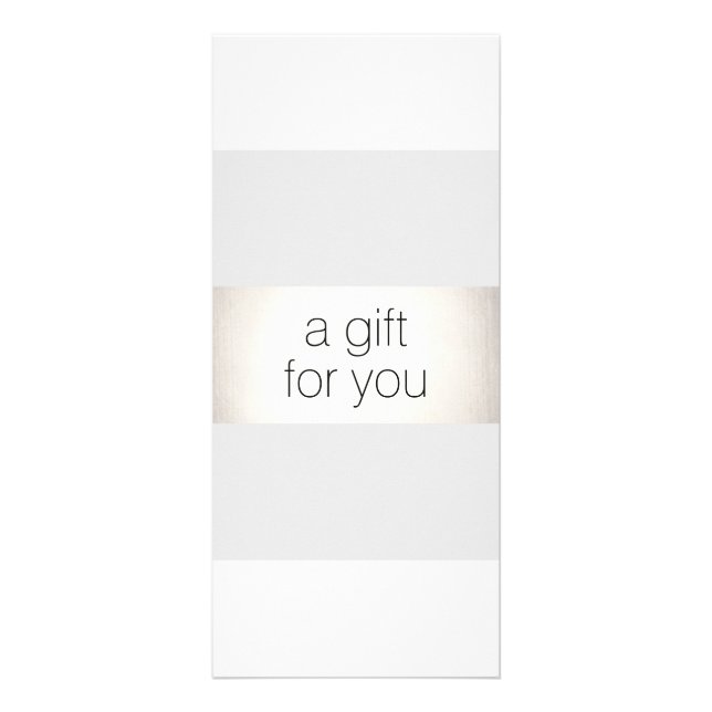 Snowflake White Silver Salon Spa Gift-certifikat Reklamkort (Framsidan)